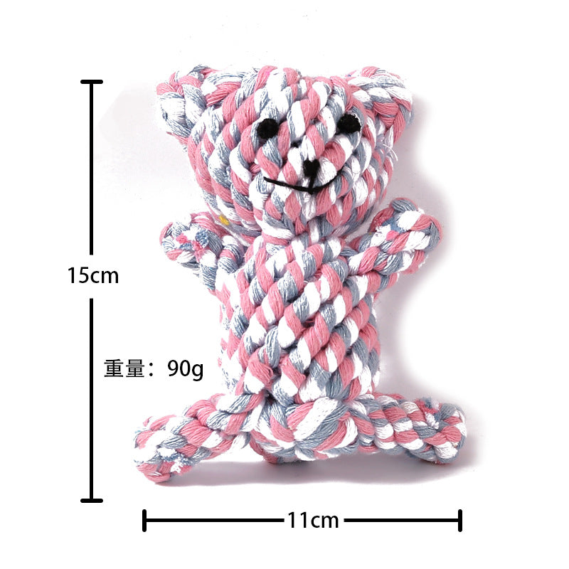 Durable Chew Dog Toys - Cartoon Plush Pet Toys